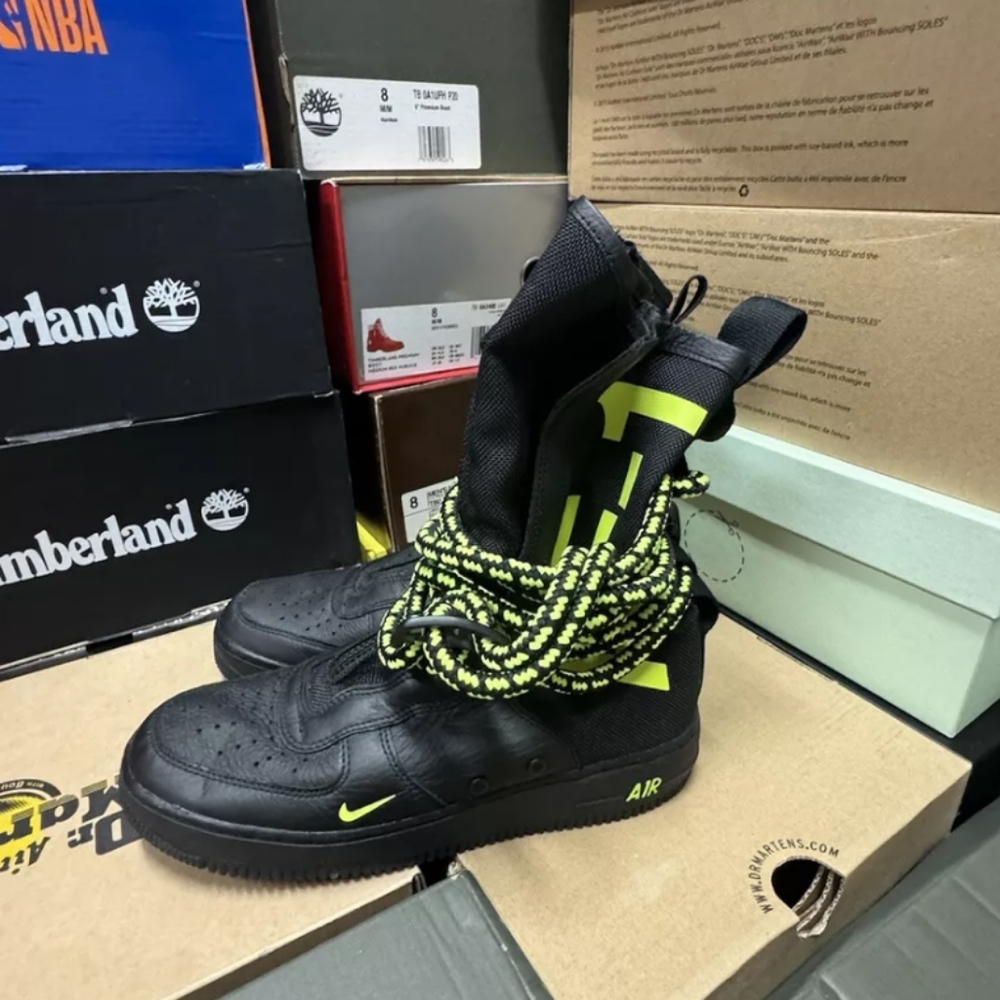 Nike SF Air Force 1 High Black Volt